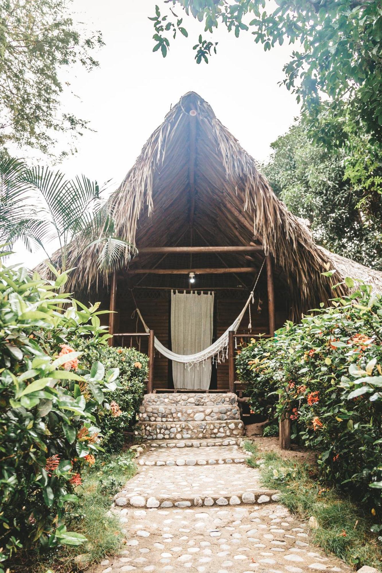Cabana Wiwa Tayrona 로스나란조스 외부 사진